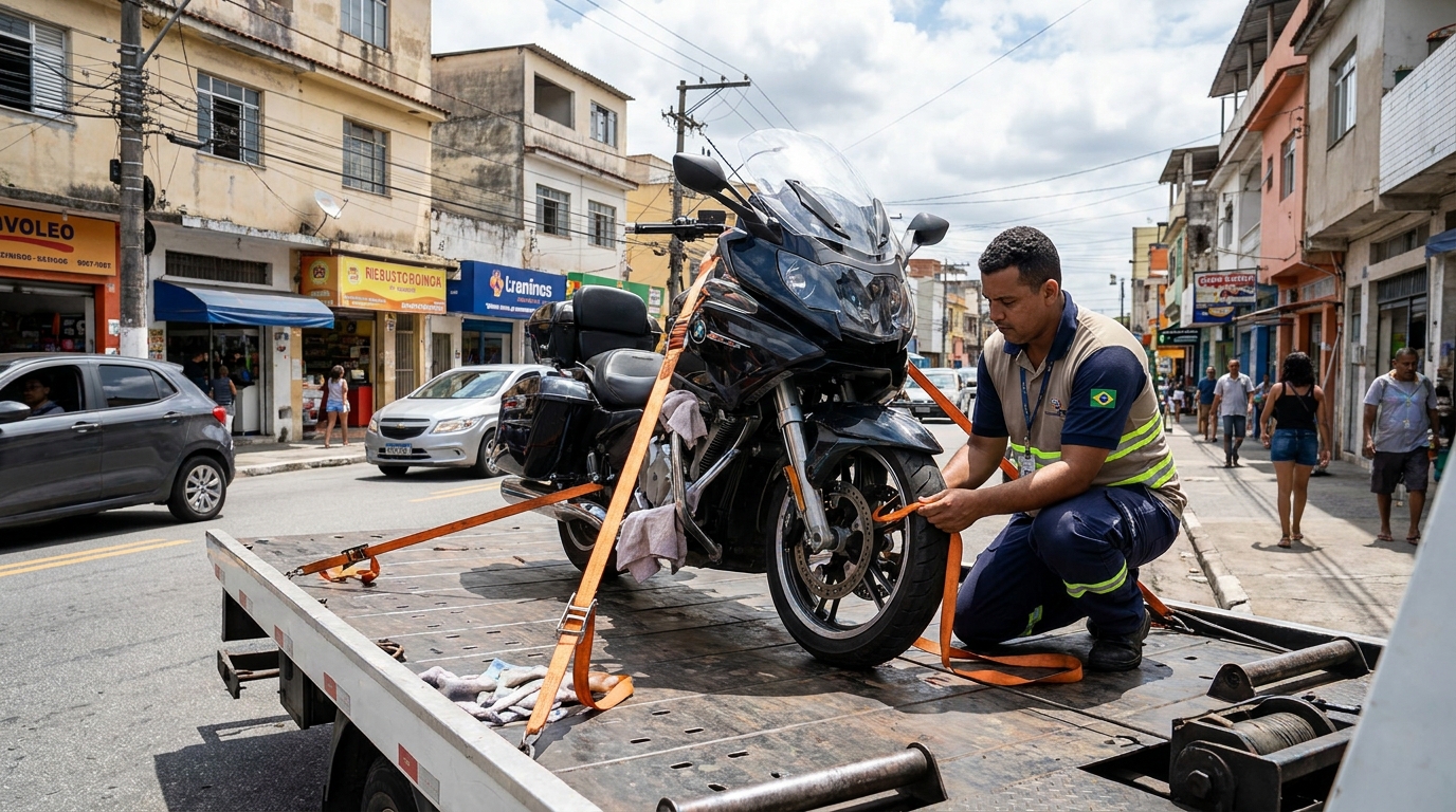 Remoção de Moto em Pane no Centro, Santo André‑SP